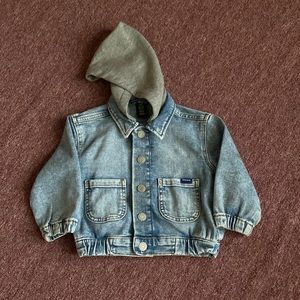 Toddler boy denim jacket